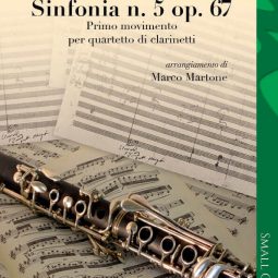 Sinfonia n. 5 op. 67 per quartetto di clarinetti